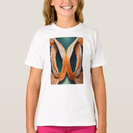 Camiseta Raparigas Modelo de Vestuário Asas Meninas Criança