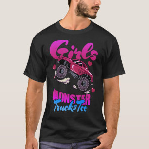 Camiseta Raparigas Monster Caminhão Grande Caminhão Mulhere