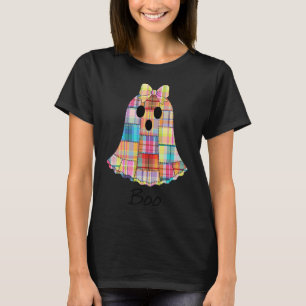 Camiseta Raparigas Patchwork Ghost Colorful Halloween Madra
