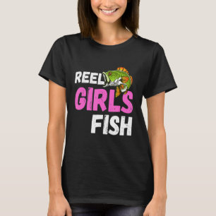 Camiseta Raparigas Peixes Barco Pesca Pescadora Peixes-Mãe