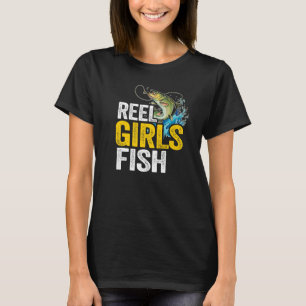 Camiseta Raparigas Peixes Barco Pesca Pescadora Peixes-Mãe