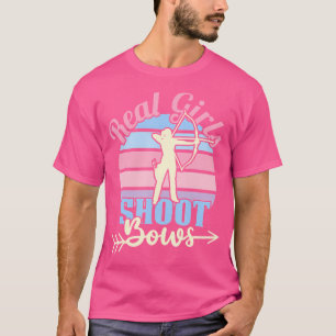 Camiseta Raparigas Reais Atiram Arcos Engraçadas Mulheres A
