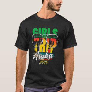 Camiseta Raparigas Trip Aruba 2025 Férias Férias Férias Fim