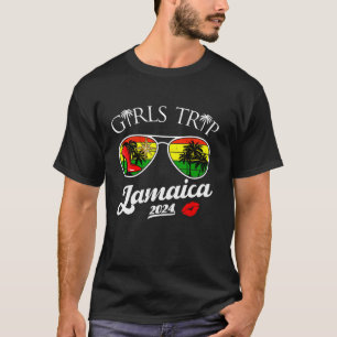 Camiseta Raparigas Trip Jamaica 2024 Beach Womens Vacation 