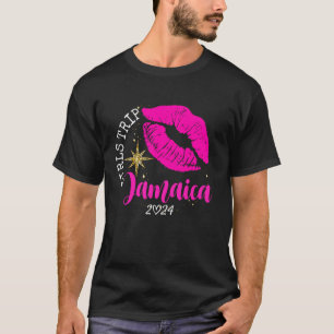 Camiseta Raparigas Trip Jamaica 2024 Beach Womens Vacation