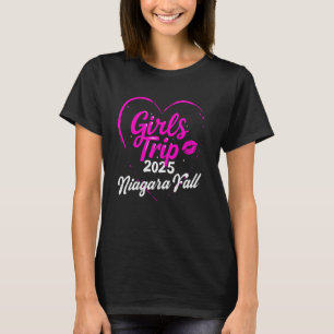 Camiseta Raparigas Trip Niagara Fall 2025 Férias Fim de Sem
