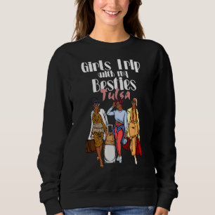 Camiseta Raparigas Trip Tulsa Besties Para Melanin Black Va