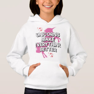 Camiseta Raparigas Unicórnio Tornem Tudo Melhor