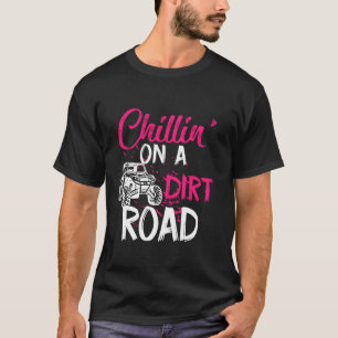 Camiseta Raparigas UTV Chillin Em Dirt Road SXS Lado A Lado
