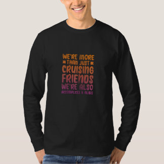 Camiseta Raparigas Viajando Amigos Cruzando Férias de Viage
