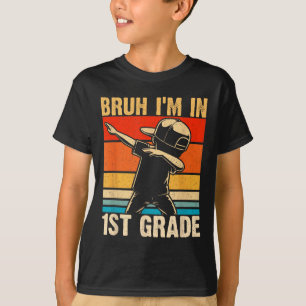 Camiseta Rapaz Batido de 1º ano Bruh Estou em 1rua