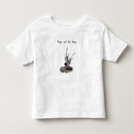 Camiseta Rapaz Chuva Fada com Camisa-T do Sapo Toddler Boy