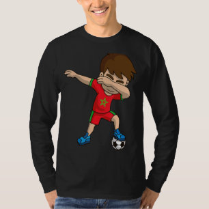 Camiseta Rapaz do futebol marroquino sinalizador Moors Peac