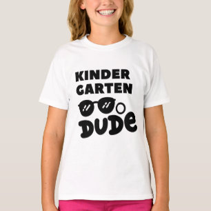 Camiseta rapaz do jardim de infância