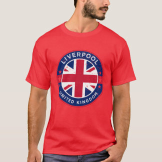 Camiseta Rapaz do Liverpool Reino Unido Union Jack Herança 