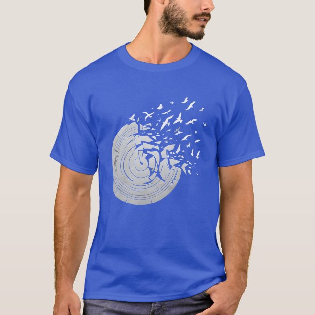 Camiseta Rapaz do Vinil e da Birds (Frente)