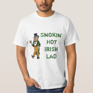 Camiseta Rapaz irlandês quente de Smokin