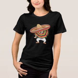 Camiseta Rapaz Mexicano Dabbing Poncho Cinco de Mayo