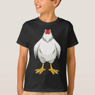Camiseta Rapazes Adultos De Galinha Homens Mulheres Chickem