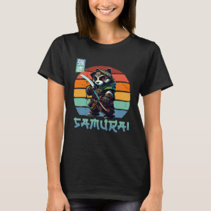 Camiseta Rapazes Amam Samurai Panda Japão