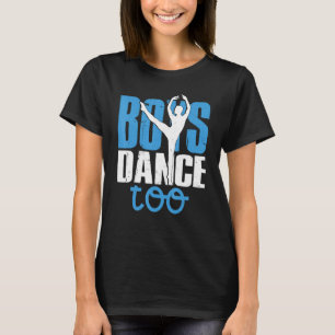 Camiseta Rapazes dançam Balé para dança de salão