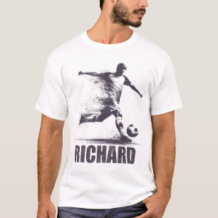 Camiseta Rapazes de Futebol Richard Personalizado Primeiro