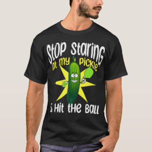 Camiseta Rapazes de Pickleball Param de Olhar para Meu Pick