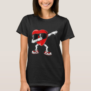 Camiseta Rapazes Dias de os namorados Engraçados Com Coraçã