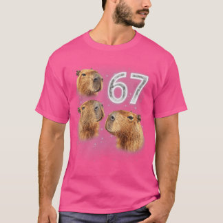 Camiseta Rapazes Divertidos Garotas 67 Meme Capivara Uivand