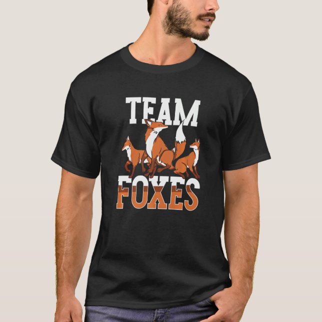 Camiseta Rapazes-Equipe: Raposa-Animal (Frente)