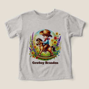 Camiseta Rapazes fixes adicionam nome amantes do cowboy 