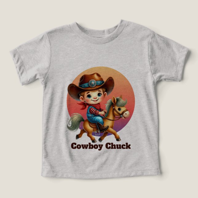 Camiseta Rapazes fixes adicionam nome amantes do cowboy  (Design frontal)