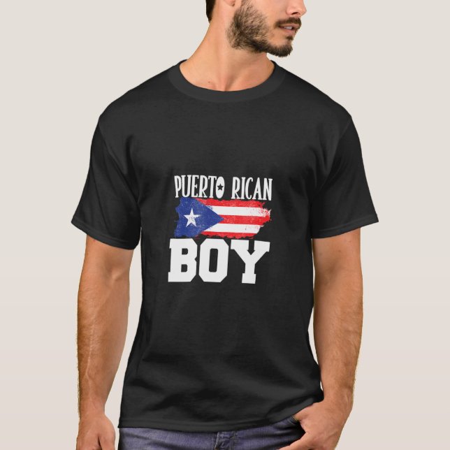 Camiseta Rapazes Gráficos Porto Rico Homens Crianças Porto  (Frente)
