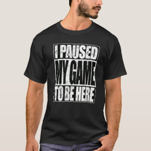Camiseta Rapazes Jogando Vídeo Engraçado de Jogos para Adol