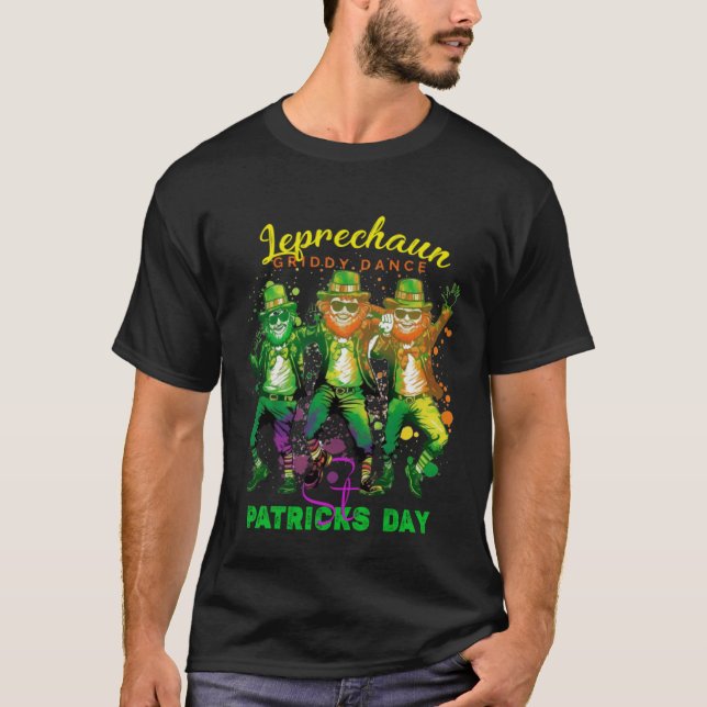 Camiseta Rapazes Leprechaun Griddy Dance 2023 (Frente)