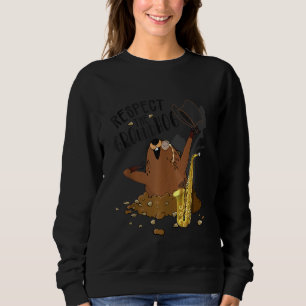 Camiseta Rapazes saxófonos do Groundhog Homens Raparigas Sa