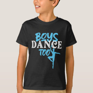 Camiseta Rapazes também dançam - Dançarino de Balés de Barr