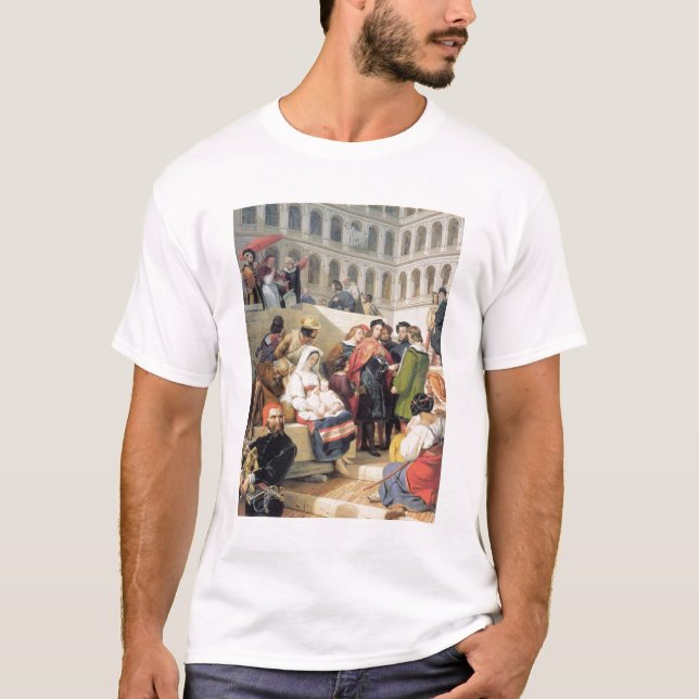 Camiseta Raphael no vaticano, 1832 (óleo em canvas) (Frente)