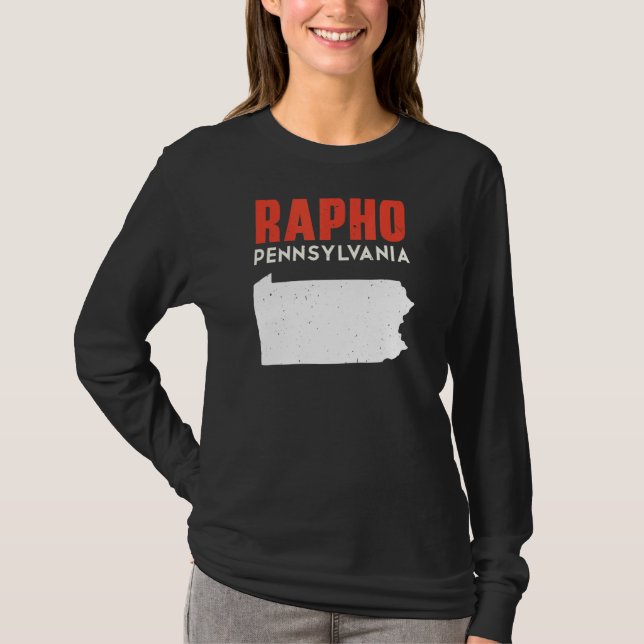 Camiseta Rapho Pensilvânia EUA State America Viagem (Frente)