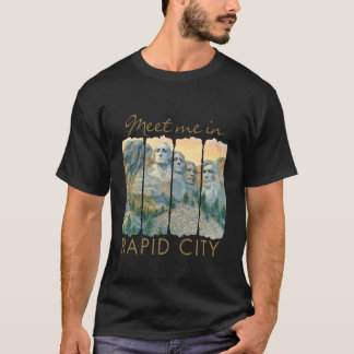Camiseta Rapid City Dakota do Sul Viagem Encontre-me Em 