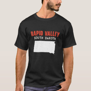 Camiseta Rapid Valley South Dakota EUA State America Viagem