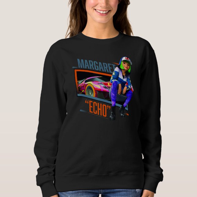 Camiseta Rápida e Furiosa Raça de Espionagem Margaret Echo  (Frente)