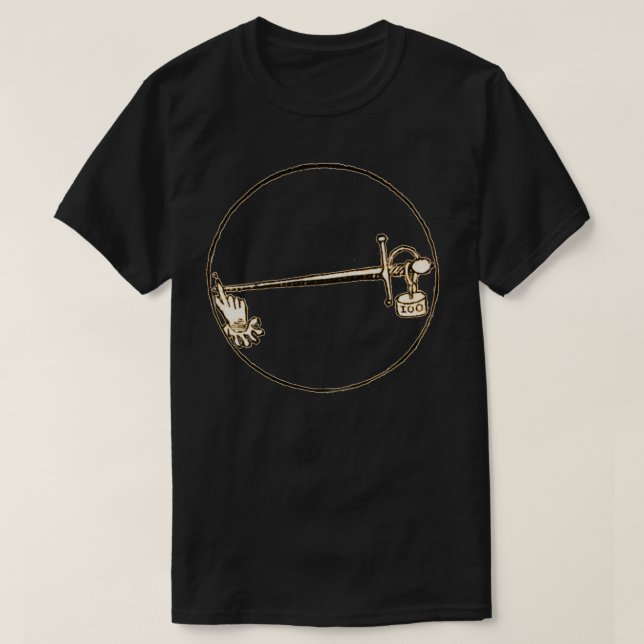 Camiseta Rapier Stab - Cerca de HEMA - Cerca de Carranza Pl (Frente do Design)