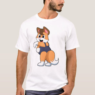 Camiseta Raposa a Nadar com maiô