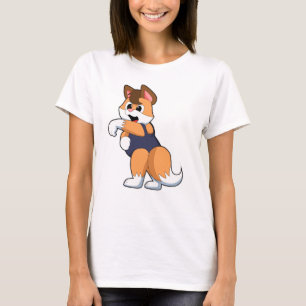 Camiseta Raposa a Nadar com maiô