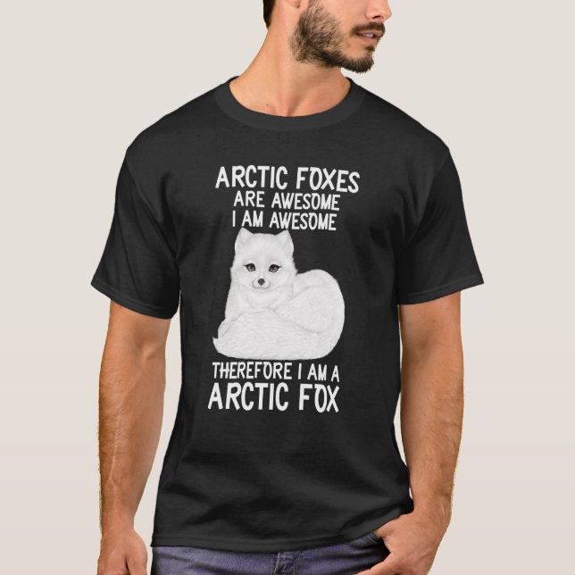 Camiseta Raposa Árctica Árctica Raposa Ártica Cúbica Pijama (Frente)