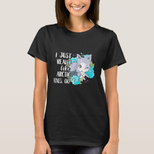 Camiseta Raposa Árctica Cuja Raposa Ártica Eu Gosto De Rapo