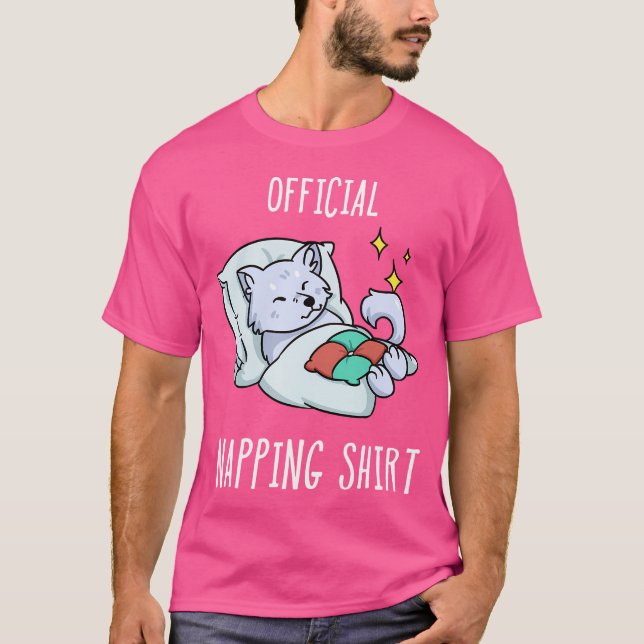 Camiseta Raposa Árctica Dormindo (Frente)