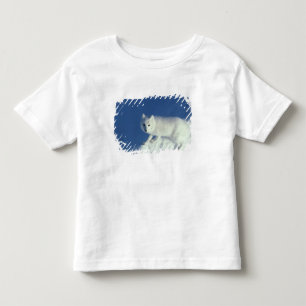 Camiseta Raposa ártica Alopex lagopus) Uma raposa ártica