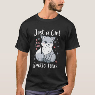 Camiseta Raposa Ártica Apenas Quem Ama Raposas Árticas